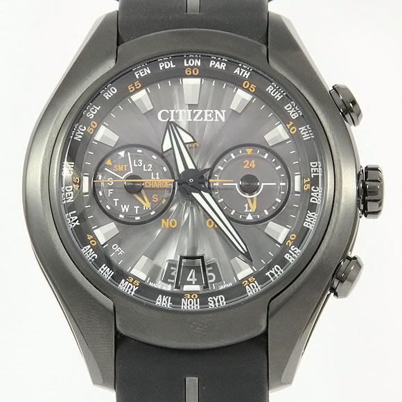 Used[A] Watch Citizen Promaster satellite wave DLC solar Quartz Gray Black T5I