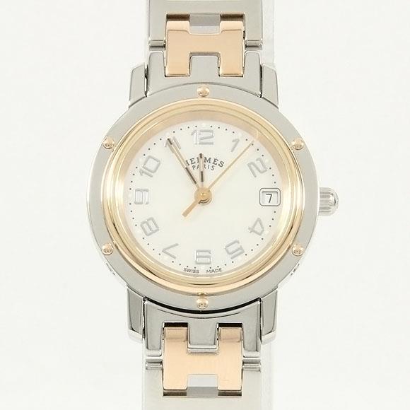 Used[B] Watch Hermes CL4.221 Clipper nacres PG Combi Quartz H1M