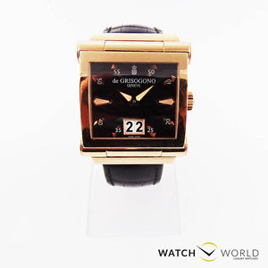 De Grisogono Instrumento Grande Rose Gold Big Date