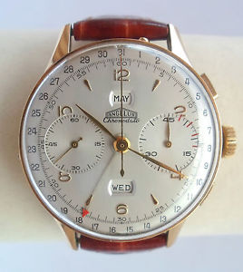 VINTAGE ANGELUS CHRONODATO CHRONOGRAPH MEN'S WRIST WATCH FINE WORKING CONDITION