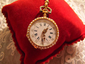 BAUTTE & Cie - Svizzera - 1810 - Rarissimo orologio in oro con perle e diamanti