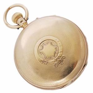 ENGLISH CHESTER 1884' HUNTER POCKET WATCH HEAVY 60gr SOLID 18K GOLD No 77272