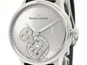 Polished MAURICE LACROIX Masterpiece Square Wheel Steel Watch MP7158 (BF102206)