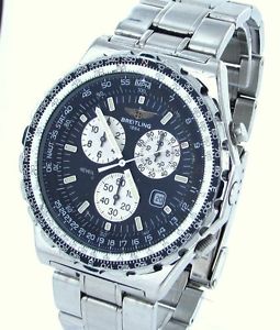 Breitling Jupiter Pilota Cronografo Orologio Uomo Rif. A59028 Sveglia
