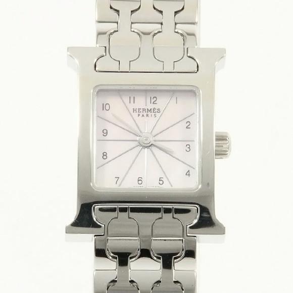 Used[B] Watch Hermes HH1.110 H Watch Quartz Pink Shell Arabic Q9L