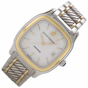 David Yurman Thoroughbred T301-LS8 18k Yellow Gold Sterling automatic mens watch