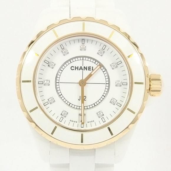 Used[B] Watch Chanel H2180 J12 38mm ceramic / PG 11P Quartz White Diamond G3K