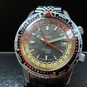 VINTAGE ENICAR SHERPA GUIDE GMT AUTOMATIC WATCH