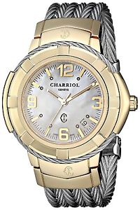 Charriol Women's CE438Y1650002 Celtic Analog Display Swiss Quartz Silver Watch