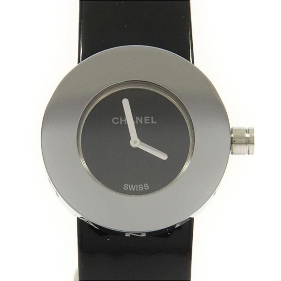 Used[B] Watch Chanel H0579 La Ronde Quartz Black Black F0O