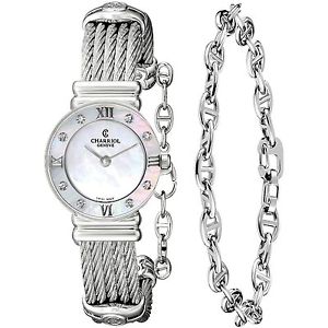 Charriol ST-Tropez Steel Cable Ladies Watch 028SD1.540.552