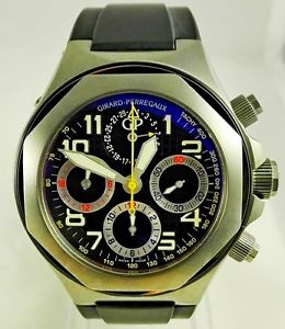 GIRARD PERREGAUX 80180 LAUREATO EVO 3 TITANIUM CHRONOGRAPH LIMITED ED. FULL SET