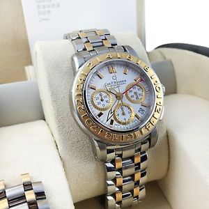 Men's Carl F. Bucherer Patravi Chronograph GMT Automatic, Gold 18K Bazel, 42mm