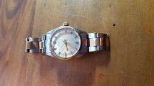 ROLEX OYSTER PERPETUAL 18K GOLD AND STEEL MINT CONDITION '69 31mm