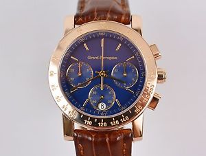 Girard Perregaux Chronograph Quartz Mens Ladies Watch 18K Gold 34mm