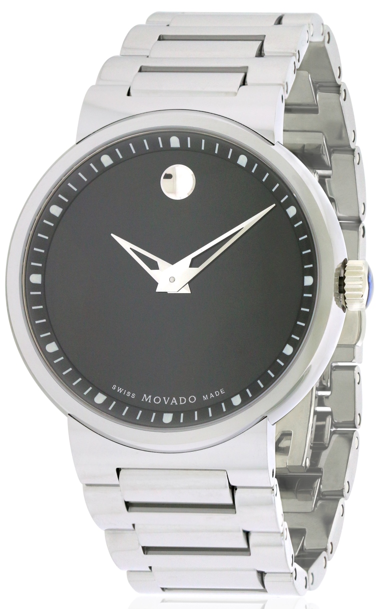 Movado Dura Tungsten Mens Watch 0606433