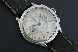 EBERHARD PRE EXTRA FORT cal.16000 orologio watch rare crono slitta chronograph