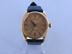 MONTRE WATCH RELOJ ROLEX OYSTER PERPETUAL GOLD 18K 1964