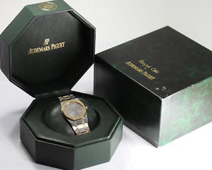 Audemars Piguet Royal Oak Men's Diamond index SSx18K YG Qz Watch w/Box_274651