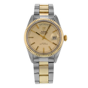 Tudor Date-Day 7019/3 14K Yellow Gold Automatic Men's Watch