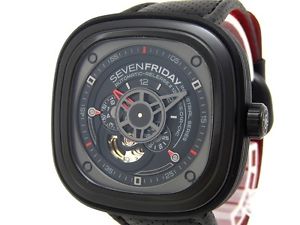 Auth SEVENFRIDAY Wristwatches SF-P3/01 SS (PVD) x leather Watches (Y1467753)