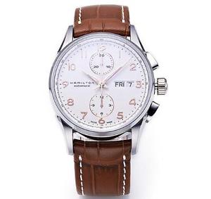 Hamilton Jazzmaster H32576515 Men's Watch 40mm Chronograph Silver Dial Watch