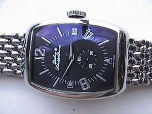 DUBEY &amp; SCHALDENBRAND MENS SWISS AUT.DATE ALL ST.STEEL W/WTCH BOX/PAPER MINT image 1