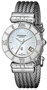 Charriol Women's Alexandre C Analog Display Swiss Quartz Silver Watch ACSS51808