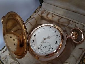 Henri-Onésime Stauffer Grande Sonnerie Repeater pocket watch Runs 57,5h SERVICED