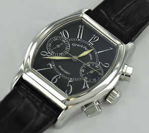 Girard Perregaux Automatic Richeville 2750 LEMANIA SS/Leather Men's Watch