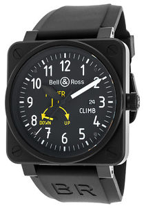 Bell & Ross BR01-97-CLIMB Men's Climb Automatic Ltd. Ed. Black Rubber and
