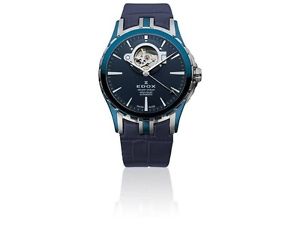 Edox Men's 85008 357B BUIN Grand Ocean Analog Display Swiss Automatic Blue Watch