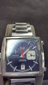 Authentique montre vintage Heuer Monaco / Authentic Heuer Monaco watch