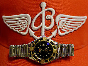 BREATLING LADY J ACCIAIO E ORO STEEL GOLD REF. D52065 UHREN WATCH OROLOGIO