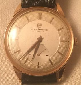 Girard-Perregaux, solid gold 18 kt, year 1960, with box, vintage on old4you.com