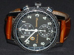 Eberhard Tazio Nuvolari, Grand Taille 43 mm, Gold Car, Glasboden