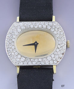 Fabulous Lady's 14k Gold & ~1.75ct Diamond Angelus / Ebel Wristwatch