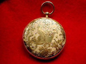 18 KT GOLD EARLY KEY WIND-KEY SET 44 MM SWISS FULLY RESTORED WATCH!!   #1333