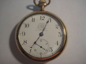 Ball Hamilton Rare 18 Size Brotherhood of Locomotive Of Firemen