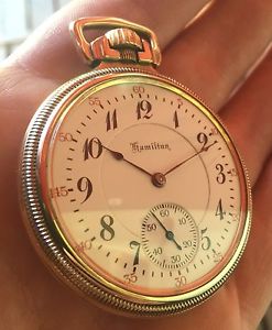 Amazing Hamilton 950 Pocket Watch. Super condition. Serviced.