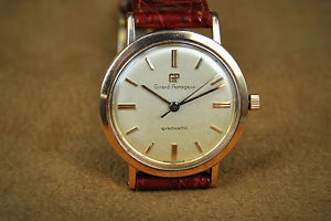 Vintage watch Girard Perregaux Gyromatic rose gold 18kt automatic herrenuhr