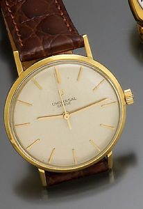 18K Yellow Gold Universal Geneve Watch with Center Sweep CA1960s