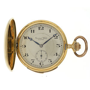 Insanely Rare Universal Extra 18k Gold Swiss Minute Repeater Pocket Watch