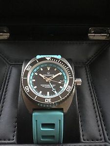 Aquadive Bathysphere GMT Turquoise Excellent Condition Automatic Dive Watch
