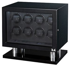 Eight Automatic Watch Winder Box Volta Signature 31-560080 Carbon Fiber 8