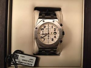 Audemars Piguet Royal Oak Offshore White Face/Black Strap