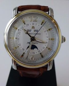 Maurice Lacroix MP6347 Masterpiece Phase de Lune SS/18K Gold Watch  Retail $5350
