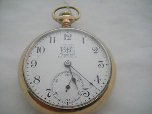 B of LE Ball dial & case - 999 Hamilton Off RR Standard 18s 21Jewel pocket watch