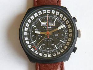 WAKMANN-GIGANDET-CRONO CALENDARIO-CAL.VALJOUX 730(72 C)-OVERSIZE(41 MM)-BRUNITO