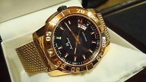 Jean Marcel Limited Edition Novarum Gold Model: 570.240.32 with Date Feature.